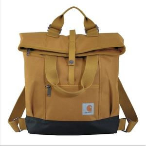 CARHARTT LEGACY HYBRID CONVERTIBLE BACKPACK TOTE BAG BROWN